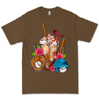 Cacao Baseball Frappe Premium Tee - FaDigitalArtStudio