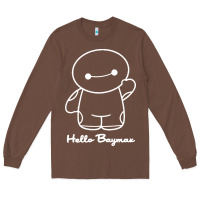 Chestnut hello baymax Long Sleeve Tee - DesigneFamous