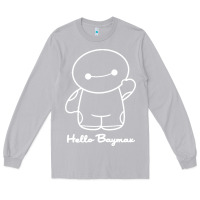 Moon Dust hello baymax Long Sleeve Tee - DesigneFamous