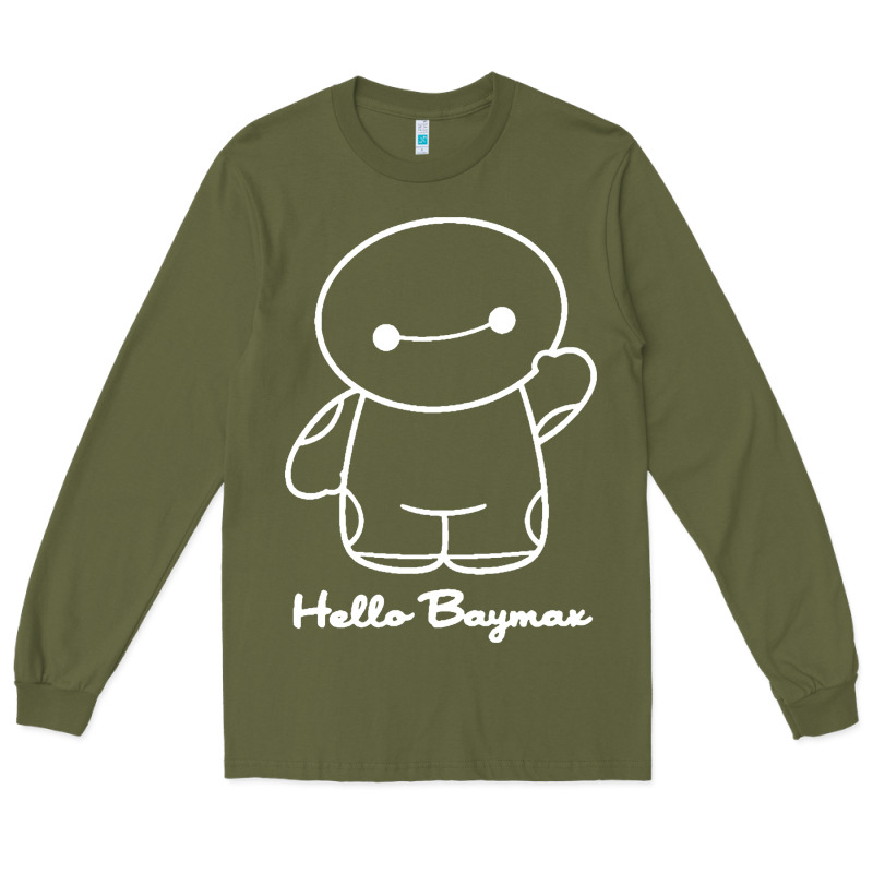 Hello Baymax Long Sleeve Tee by DesigneFamous | Teevron