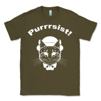 Army Green Purrrsist Classic Tee - Bettercallsaul