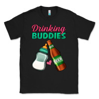 Black Drinking Buddies Classic Tee - Jasminsmagicworld