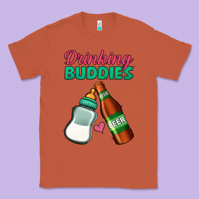 Drinking Buddies Classic Tee Designed By Jasminsmagicworld