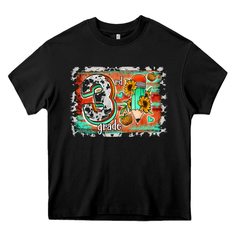 Western Back To School 3rd Grade Heavy Core Tee by Jasminsmagicworld | Teevron