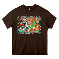 Chocolate Brown western back to school 3rd grade Heavy Core Tee - Jasminsmagicworld