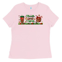 Bubblegum Pink flannels lattes leggings libbey glass Ladies Tee - BundleAndBundleShop