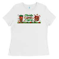 White flannels lattes leggings libbey glass Ladies Tee - BundleAndBundleShop