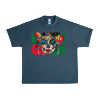 Midnight Navy chingona sugar skull Urban Heavy Tee - BundleAndBundleShop