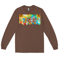 Chestnut Best Teacher Ever Long Sleeve Tee - CowhideDigitalArt