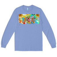 Colony Blue Best Teacher Ever Long Sleeve Tee - CowhideDigitalArt