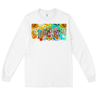 White Best Teacher Ever Long Sleeve Tee - CowhideDigitalArt