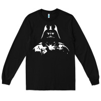 Black darth vader Long Sleeve Tee - DesigneFamous