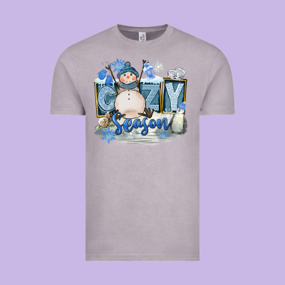 Cozy Season Vintage Tee Designed By Fadigitalartstudio