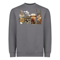 Storm skeleton coffee Heavyweight Sweatshirt - Jasminsmagicworld