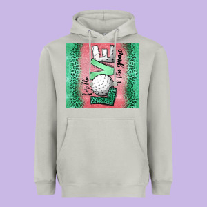 For The Love Of The Game Golf Heavyweight Hoodie Designed By Jasminsmagicworld