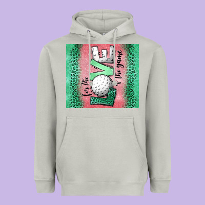 For The Love Of The Game Golf Heavyweight Hoodie Designed By Jasminsmagicworld