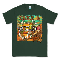 Sports Green take a ride on the wild side Classic Tee - OliviaCreatesArt
