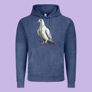 Dove Vintage Hoodie Designed By Lillyallendesigns