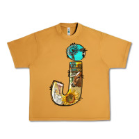 Peanut Butter farm life alphabet lowercase letters j Urban Heavy Tee - BundleAndBundleShop