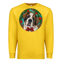 Lemon Christmas St. Bernard Premium Sweatshirt - RanaPortraitStore