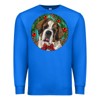 True Royal Christmas St. Bernard Premium Sweatshirt - RanaPortraitStore