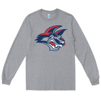 Heather Grey elmira j4ckals Long Sleeve Tee - DesigneFamous