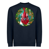 Navy Roaster Head Christmas Heavyweight Sweatshirt - RanaPortraitStore