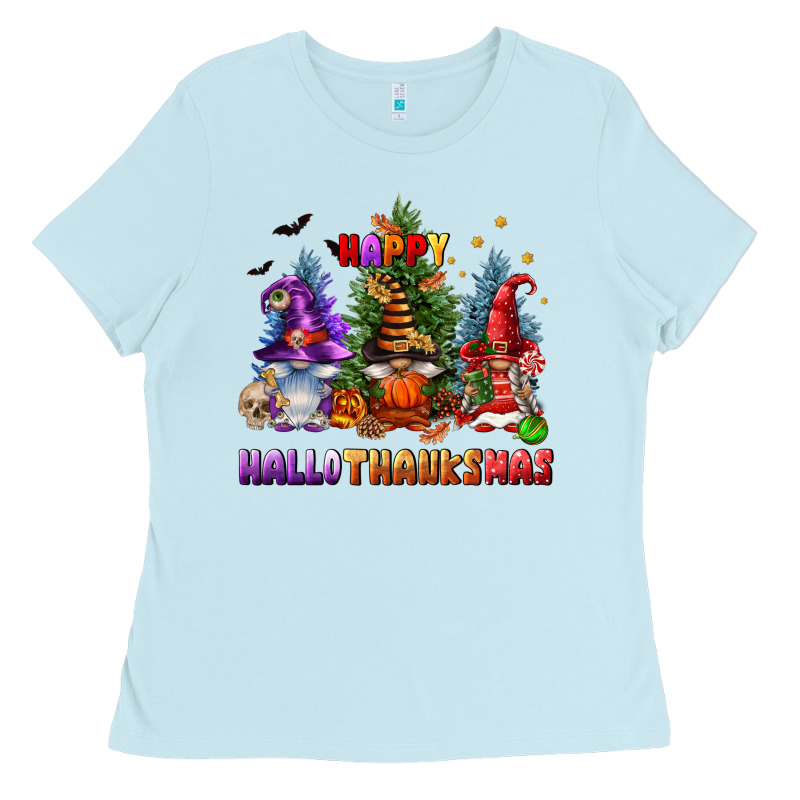 Happy Hallothanksmas Ladies Tee by FaDigitalArtStudio | Teevron
