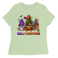 Matcha happy hallothanksmas Ladies Tee - FaDigitalArtStudio
