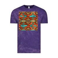 Cloud Purple native american aztec seamless pattern 2 Vintage Tee - BundleAndBundleShop