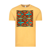 Vintage Mustard native american aztec seamless pattern 2 Vintage Tee - BundleAndBundleShop