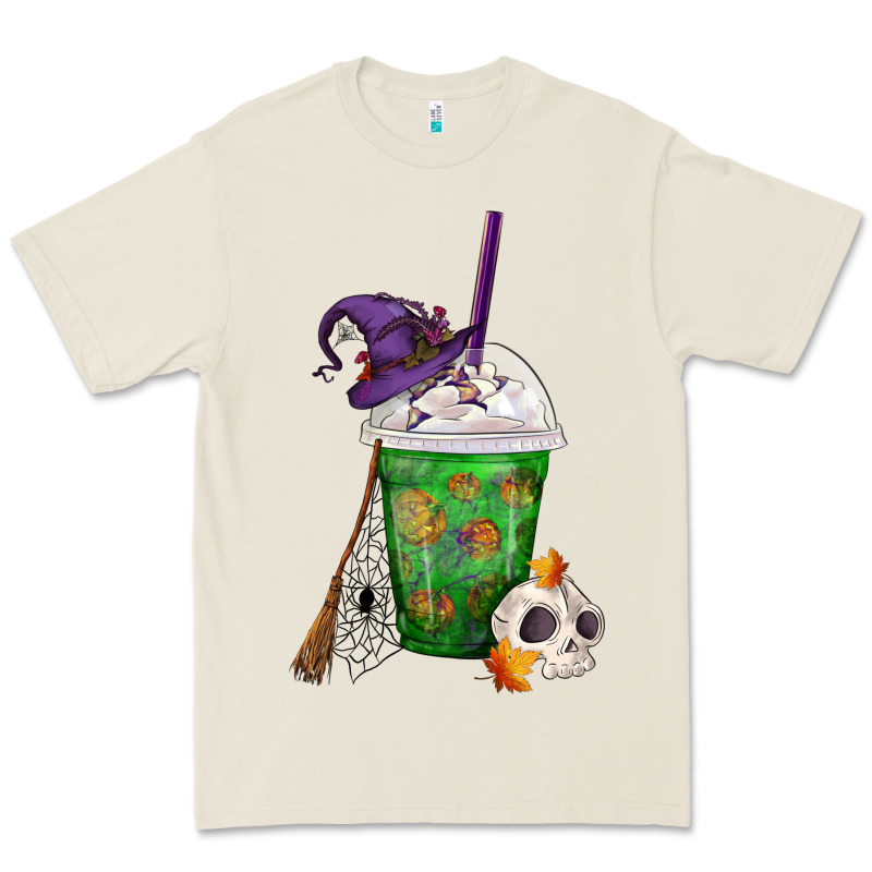 Halloween Spooky Pumpkins Frappe Premium Tee by FaDigitalArtStudio | Teevron