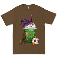 Cacao Halloween Spooky Pumpkins Frappe Premium Tee - FaDigitalArtStudio