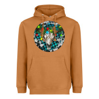 Meerkat Bull Skull Christmas Heavyweight Hoodie - RanaPortraitStore