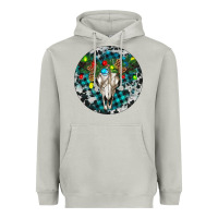 Moon Dust Bull Skull Christmas Heavyweight Hoodie - RanaPortraitStore