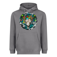 Storm Bull Skull Christmas Heavyweight Hoodie - RanaPortraitStore