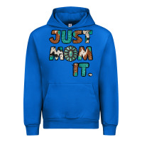 Cobalt just mom it cowhide turquoise Urban Hoodie - Jasminsmagicworld