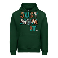 Forest Green just mom it cowhide turquoise Urban Hoodie - Jasminsmagicworld