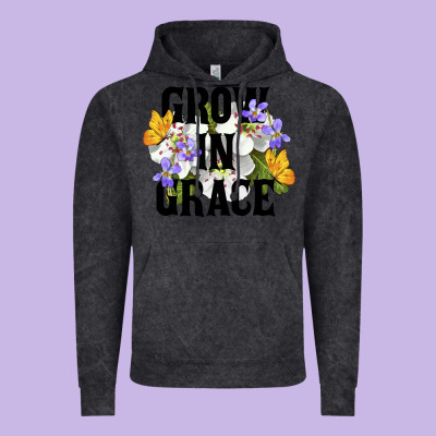 Grow In Grace Vintage Hoodie Designed By Lillyallendesigns