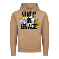 Vintage Coffee Grow In Grace Vintage Hoodie - LillyAllenDesigns