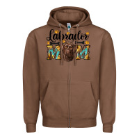 Chestnut western labrador mom Zipper Hoodie - RanaPortraitStore