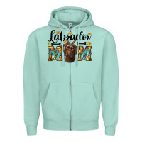 Seafoam western labrador mom Zipper Hoodie - RanaPortraitStore