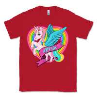 Red pride lgbtq unicorn Classic Tee - OliviaCreatesArt