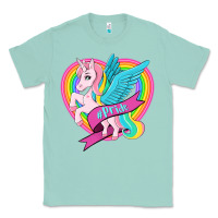 Seafoam pride lgbtq unicorn Classic Tee - OliviaCreatesArt