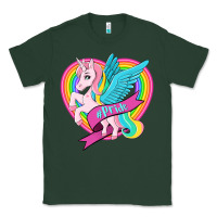 Sports Green pride lgbtq unicorn Classic Tee - OliviaCreatesArt