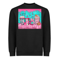 Black pink christmas coffee Heavyweight Sweatshirt - Jasminsmagicworld
