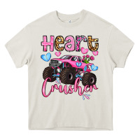 Cream heart crusher olivia Heavy Core Tee - OliviaCreatesArt