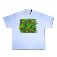 Grape Ice st patrick's day shamrock and leopard distressed background Urban Heavy Tee - RanaPortraitStore