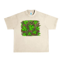 Sandshell st patrick's day shamrock and leopard distressed background Urban Heavy Tee - RanaPortraitStore
