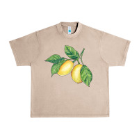 French Oak lemons Urban Heavy Tee - BundleAndBundleShop